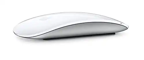 Apple Magic Mouse: Wireless, Bluetooth, Rechargeable. Works with Mac or iPad; Multi-Touch Surface White