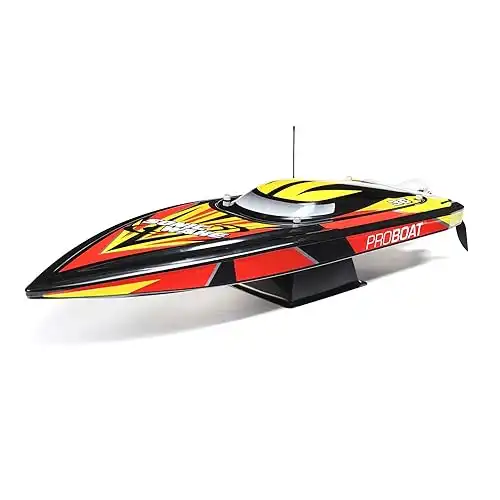 Pro Boat Sonicwake V2 36 Self-Righting Brushless RC Boat Deep-V RTR Batteries and Charger Not Inccuded Black PRB08032V2T1