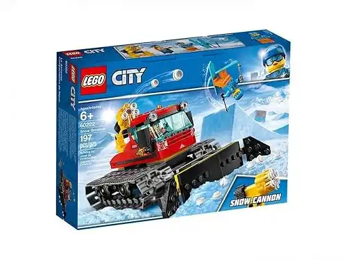 LEGO City Great Vehicles Snow Groomer 60222 Building Kit (197 Pieces)