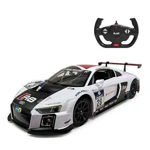 RASTAR Audi RC Car, 1/14 Audi R8 Performance Model Toy Car Sports Racing Remote Control Car for Adults Boys Girls Kids