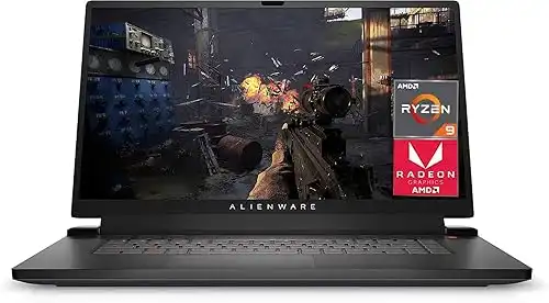 Alienware m17 Gaming Laptop 2023 Newest, 17.3 360Hz Display, AMD Ryzen 9 6900HX Processor, AMD Radeon RX 6850M XT Graphics, 64GB DDR5 RAM, 2TB SSD, Backlit Keyboard, Wifi6, Windows 11 Home