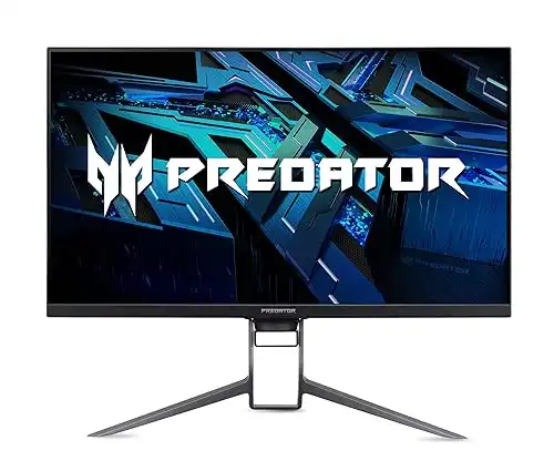 Acer Predator X32 FP 32" (3840x2160) Gaming Monitor | AMD FreeSync Premium Pro | AdobeRGB 99% | 160Hz | Up to 0.5ms | 576-Zone MiniLED Local Dimming | 1 x USB 3.1 (Type-C), 1 x DP & 4 x HDMI ...